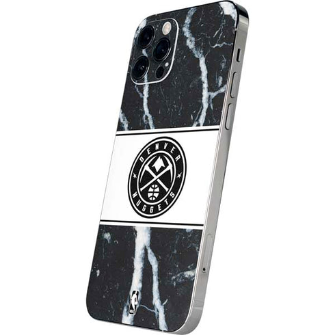 NBA Denver Nuggets Marble iPhone 12 Pro Skin