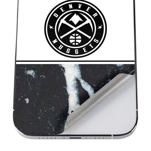 NBA Denver Nuggets Marble iPhone 12 Pro Skin