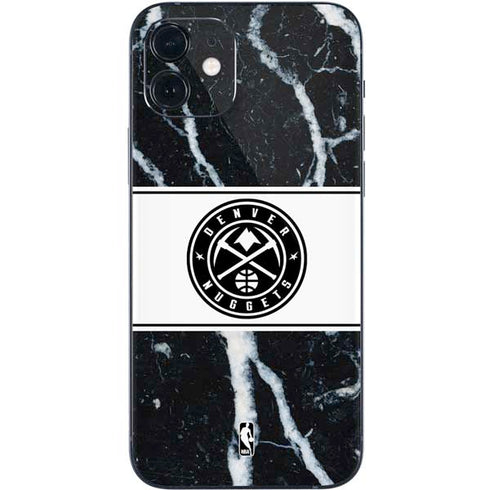 NBA Denver Nuggets Marble iPhone 12 Skin