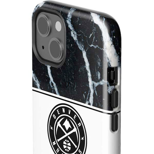 NBA Denver Nuggets Marble iPhone 13 Impact Case