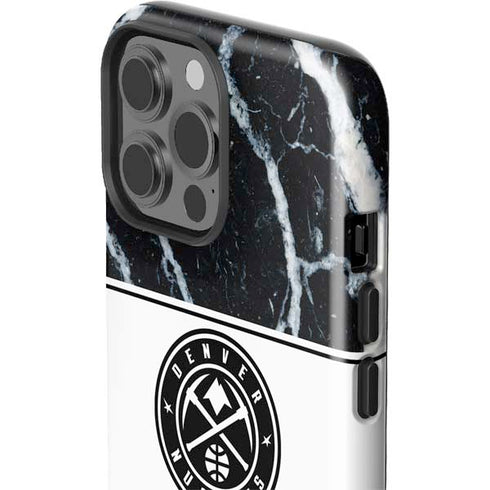 NBA Denver Nuggets Marble iPhone 13 Pro Max Impact Case