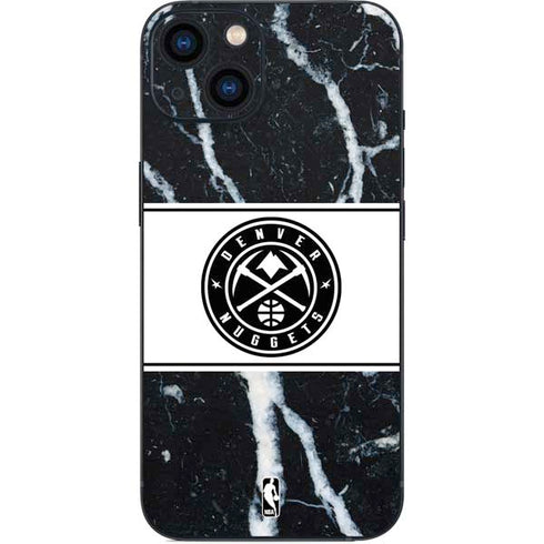 NBA Denver Nuggets Marble iPhone 13 Skin