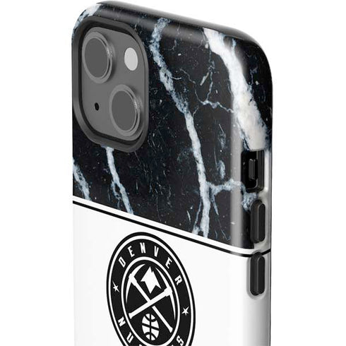 NBA Denver Nuggets Marble iPhone 15 Impact Case