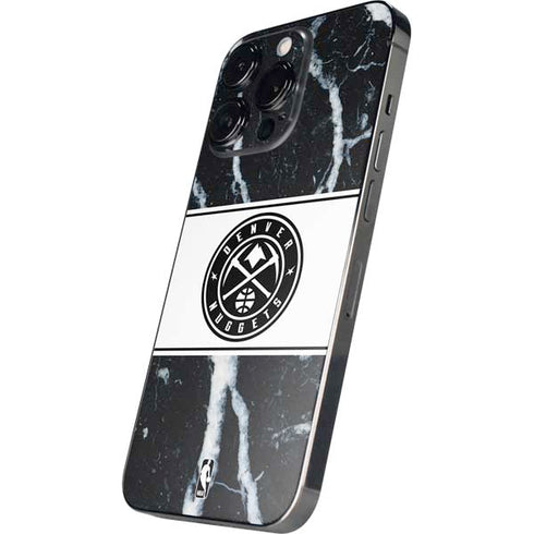 NBA Denver Nuggets Marble iPhone 14 Pro Max Skin