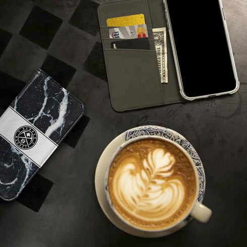 NBA Denver Nuggets Marble iPhone 15 Pro Folio Case