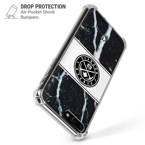 NBA Denver Nuggets Marble iPhone 7/8 Plus Clear Case