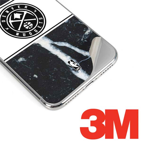 NBA Denver Nuggets Marble iPhone XR Skin