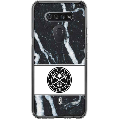 NBA Denver Nuggets Marble LG K51/Q51 Clear Case