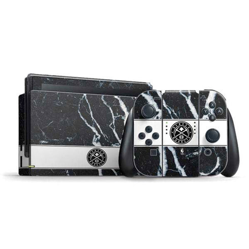 NBA Denver Nuggets Marble Nintendo Switch Bundle Skin