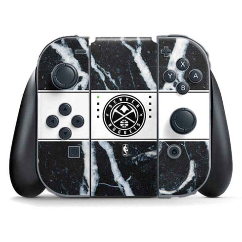 NBA Denver Nuggets Marble Nintendo Switch (2017-2021) Joy-Con Controller Skin