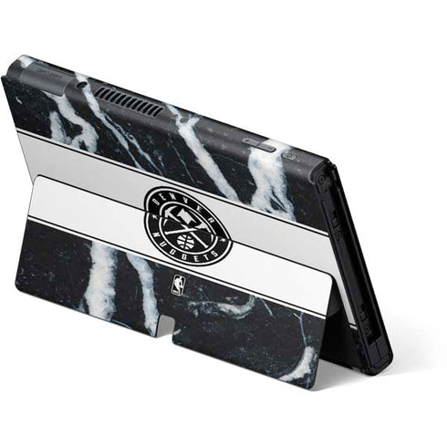 NBA Denver Nuggets Marble Nintendo Switch OLED (2021) Skin