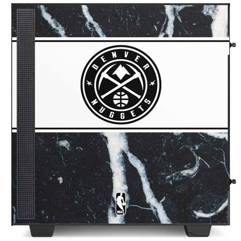 NBA Denver Nuggets Marble NZXT H510 Compact ATX Mid-Tower Case Skin
