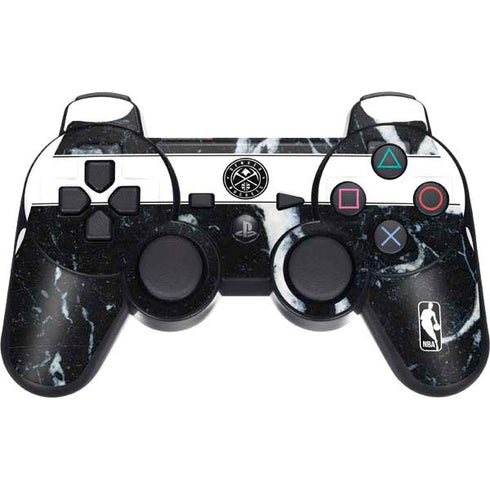 NBA Denver Nuggets Marble PS3 Dual Shock wireless controller Skin