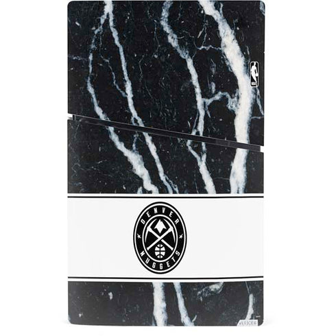 NBA Denver Nuggets Marble PS5 Slim Digital Edition Console Skin