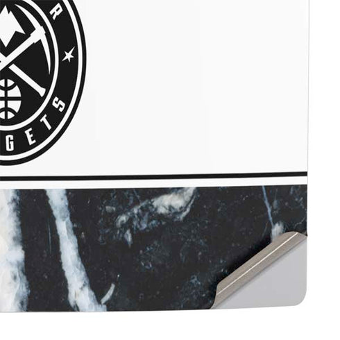 NBA Denver Nuggets Marble PS5 Slim Digital Edition Console Skin