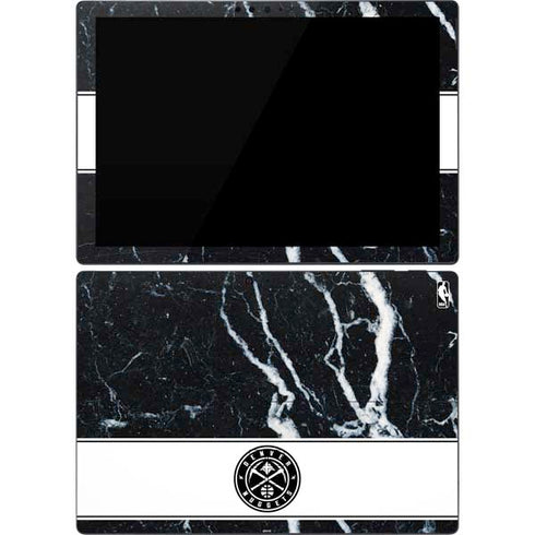 NBA Denver Nuggets Marble Surface Pro 7 Skin