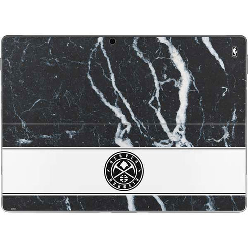 NBA Denver Nuggets Marble Surface Pro 8 Skin
