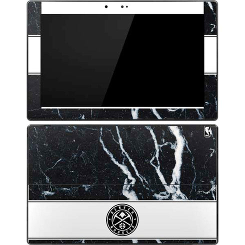 NBA Denver Nuggets Marble Surface Pro Tablet Skin