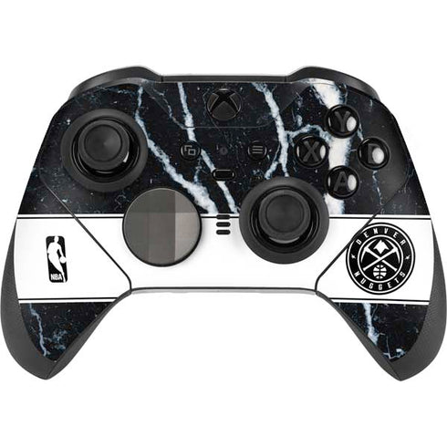 NBA Denver Nuggets Marble Xbox Elite Wireless Controller Series 2 Skin