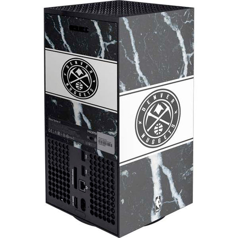 NBA Denver Nuggets Marble Xbox Series X Console Skin