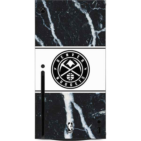 NBA Denver Nuggets Marble Xbox Series X Console Skin