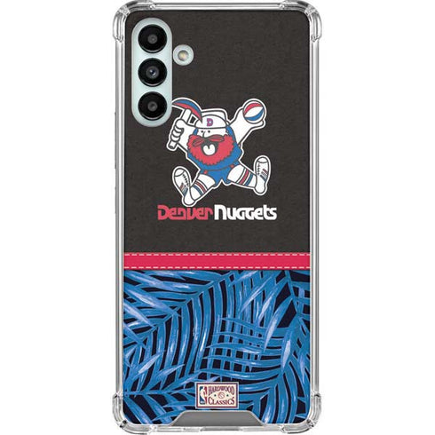NBA Denver Nuggets Retro Palms Galaxy A13 5G Clear Case