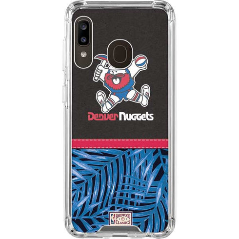 NBA Denver Nuggets Retro Palms Galaxy A30 Clear Case