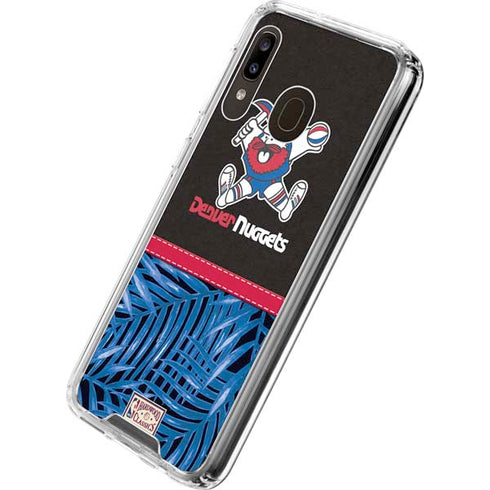 NBA Denver Nuggets Retro Palms Galaxy A30 Clear Case
