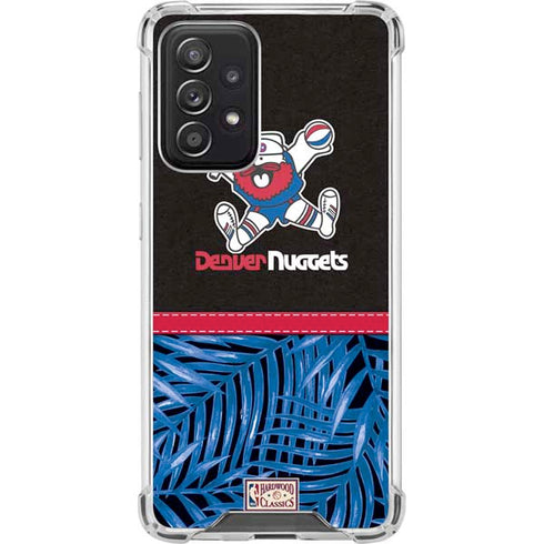 NBA Denver Nuggets Retro Palms Galaxy A52 5G Clear Case