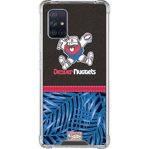 NBA Denver Nuggets Retro Palms Galaxy A71 5G Clear Case