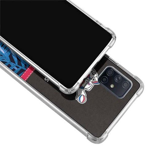 NBA Denver Nuggets Retro Palms Galaxy A71 5G Clear Case