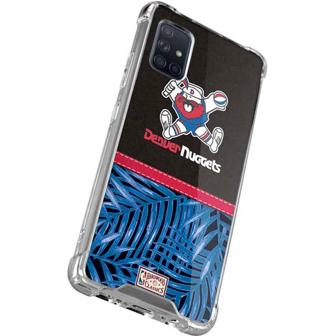 NBA Denver Nuggets Retro Palms Galaxy A71 5G Clear Case