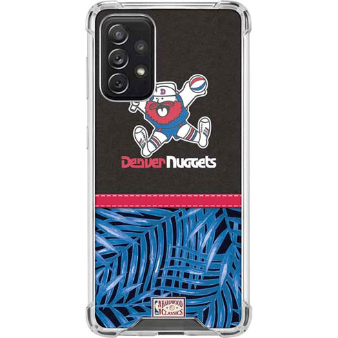 NBA Denver Nuggets Retro Palms Galaxy A72 5G Clear Case