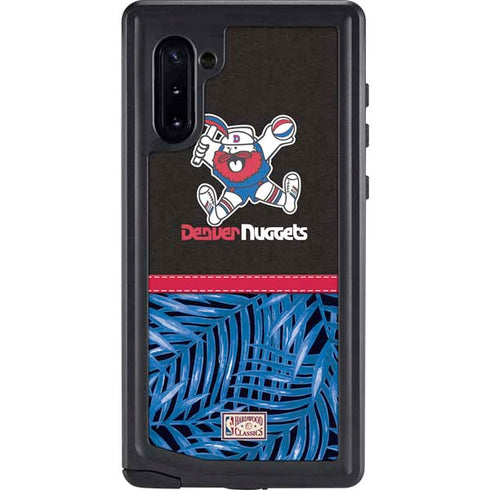NBA Denver Nuggets Retro Palms Galaxy Note 10 Waterproof Case