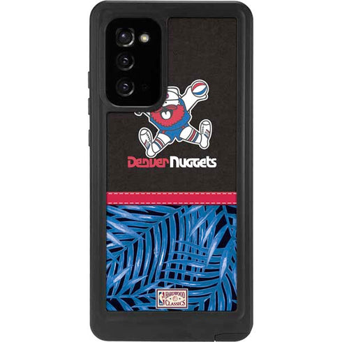 NBA Denver Nuggets Retro Palms Galaxy Note20 5G Waterproof Case