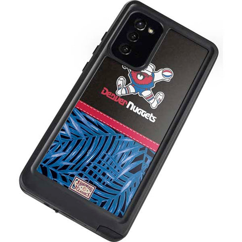 NBA Denver Nuggets Retro Palms Galaxy Note20 5G Waterproof Case