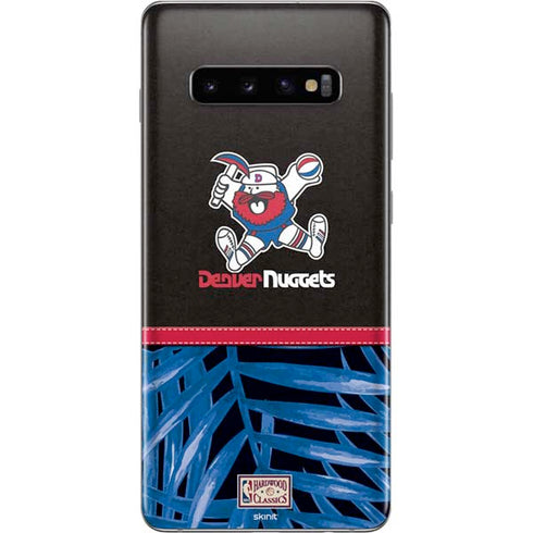 NBA Denver Nuggets Retro Palms Galaxy S10 Plus Skin