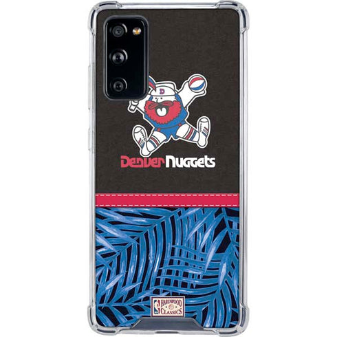 NBA Denver Nuggets Retro Palms Galaxy S20 FE Clear Case