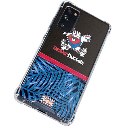 NBA Denver Nuggets Retro Palms Galaxy S20 FE Clear Case