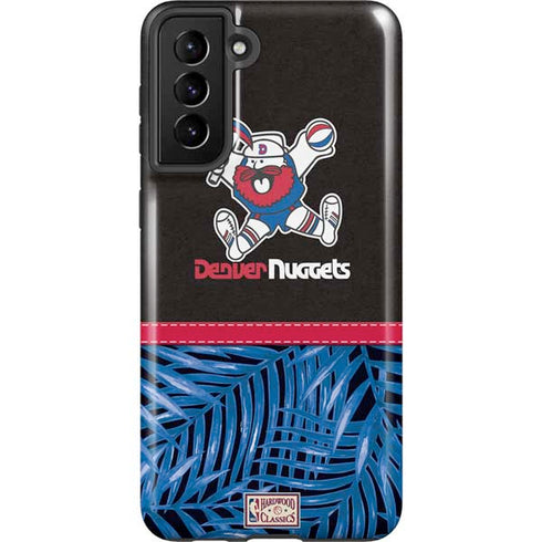 NBA Denver Nuggets Retro Palms Galaxy S21 Plus 5G Pro Case