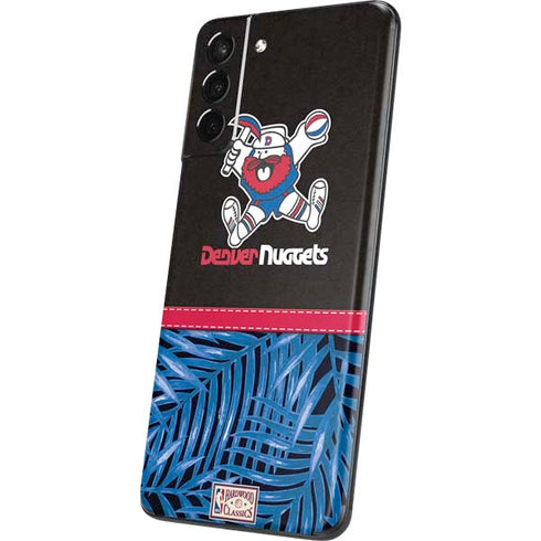 NBA Denver Nuggets Retro Palms Galaxy S21 Plus 5G Skin