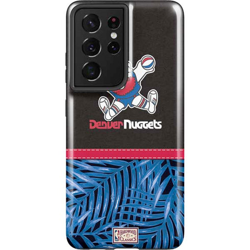 NBA Denver Nuggets Retro Palms Galaxy S21 Ultra 5G Pro Case
