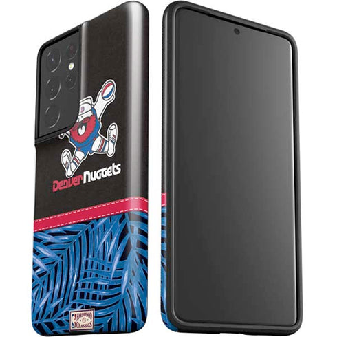 NBA Denver Nuggets Retro Palms Galaxy S21 Ultra 5G Pro Case
