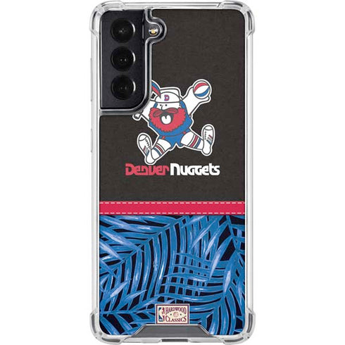 NBA Denver Nuggets Retro Palms Galaxy S22 Clear Case
