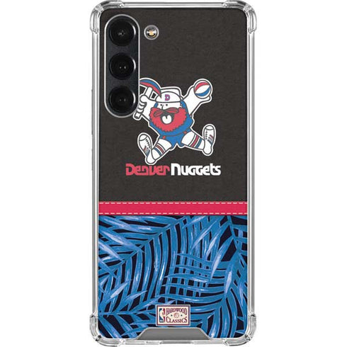 NBA Denver Nuggets Retro Palms Galaxy S23 Plus Clear Case