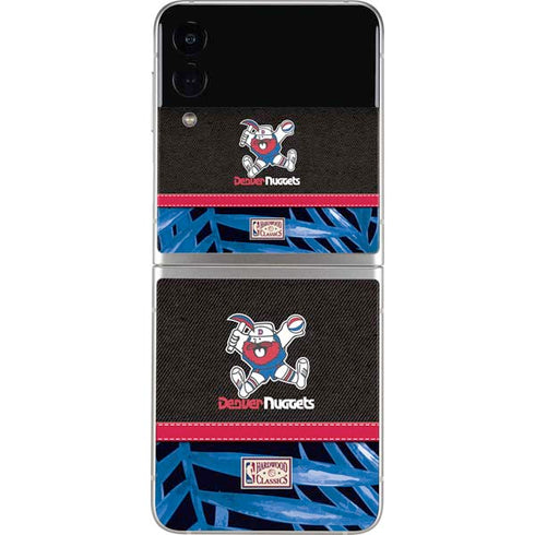 NBA Denver Nuggets Retro Palms Galaxy Z Flip3 5G Skin