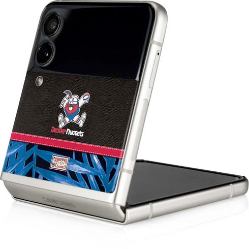 NBA Denver Nuggets Retro Palms Galaxy Z Flip3 5G Skin