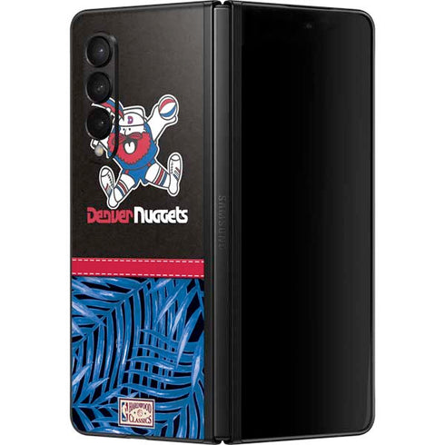 NBA Denver Nuggets Retro Palms Galaxy Z Fold3 5G Skin