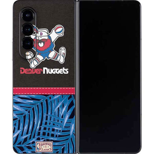 NBA Denver Nuggets Retro Palms Galaxy Z Fold4 5G Skin