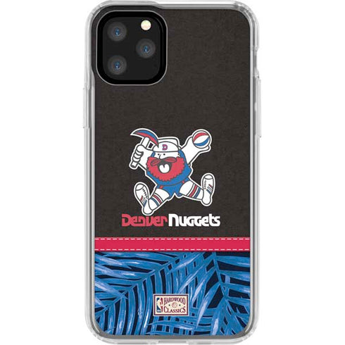 NBA Denver Nuggets Retro Palms iPhone 11 Pro Clear Case